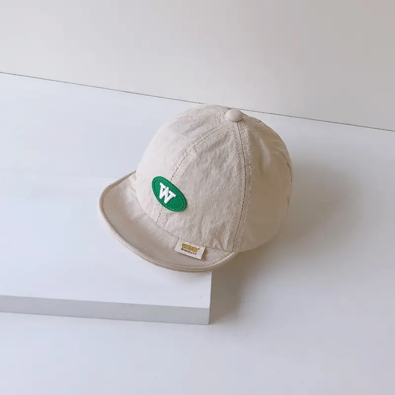 Brown Cotton Baseball Cap for Men Women Summer Wear