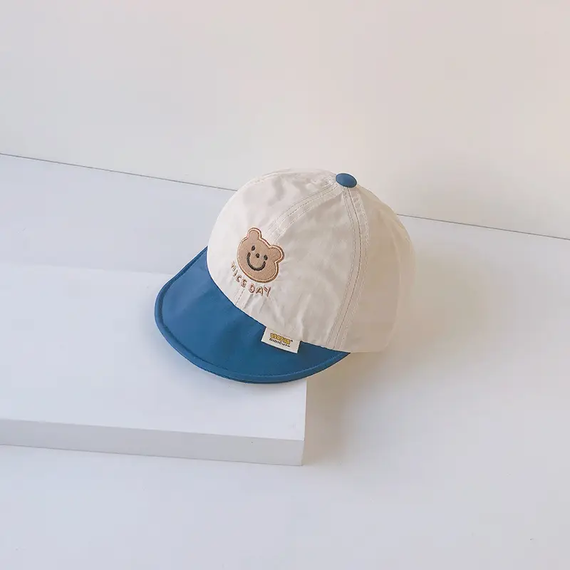 Brown Cotton Baseball Cap for Men Women Summer Wear