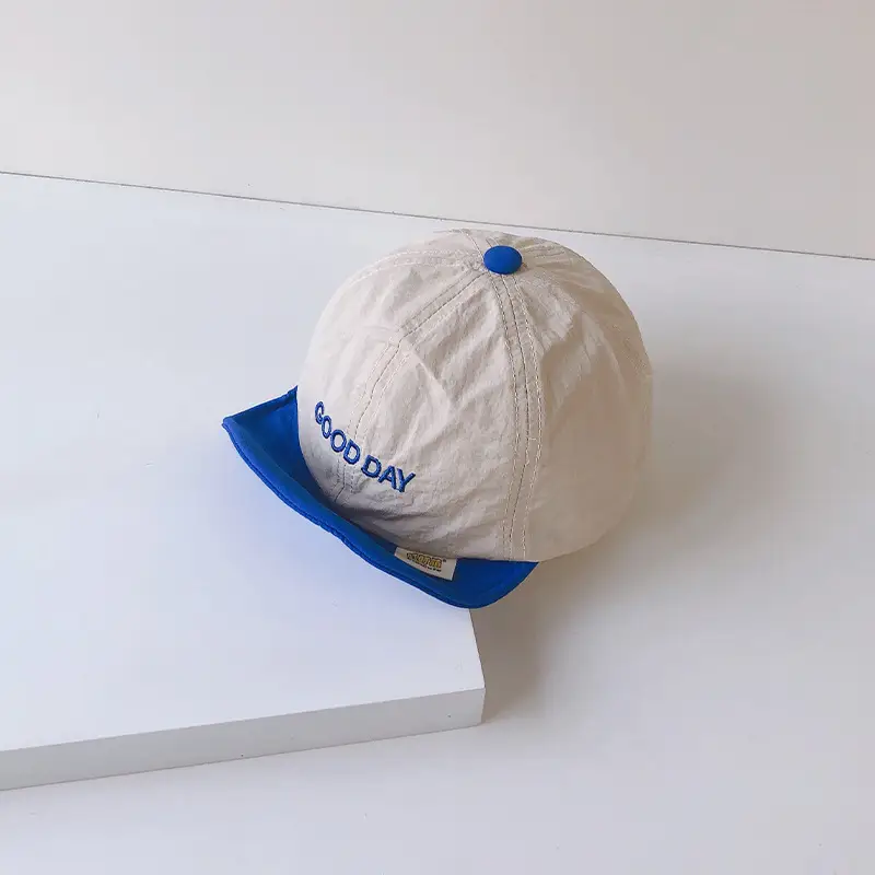 Brown Cotton Baseball Cap for Men Women Summer Wear