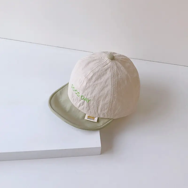 Brown Cotton Baseball Cap for Men Women Summer Wear