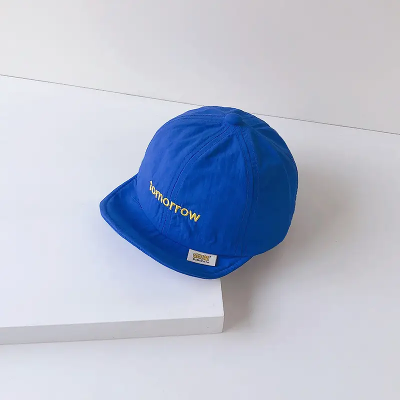 Brown Cotton Baseball Cap for Men Women Summer Wear