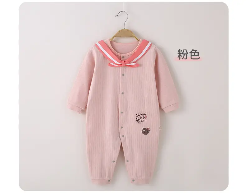 Baby Jumpsuit Class A Pure Cotton Shushed Climbing — feature 17
