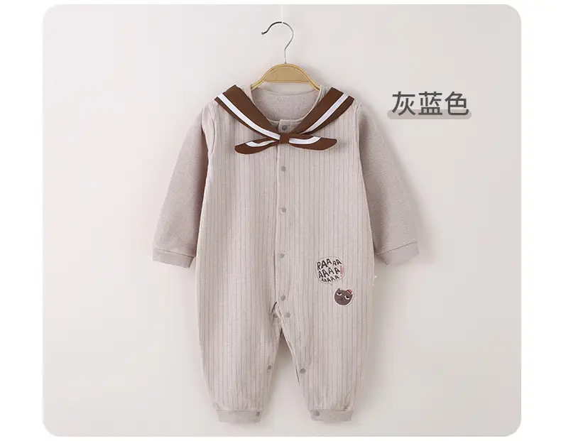 Baby Jumpsuit Class A Pure Cotton Shushed Climbing — feature 18