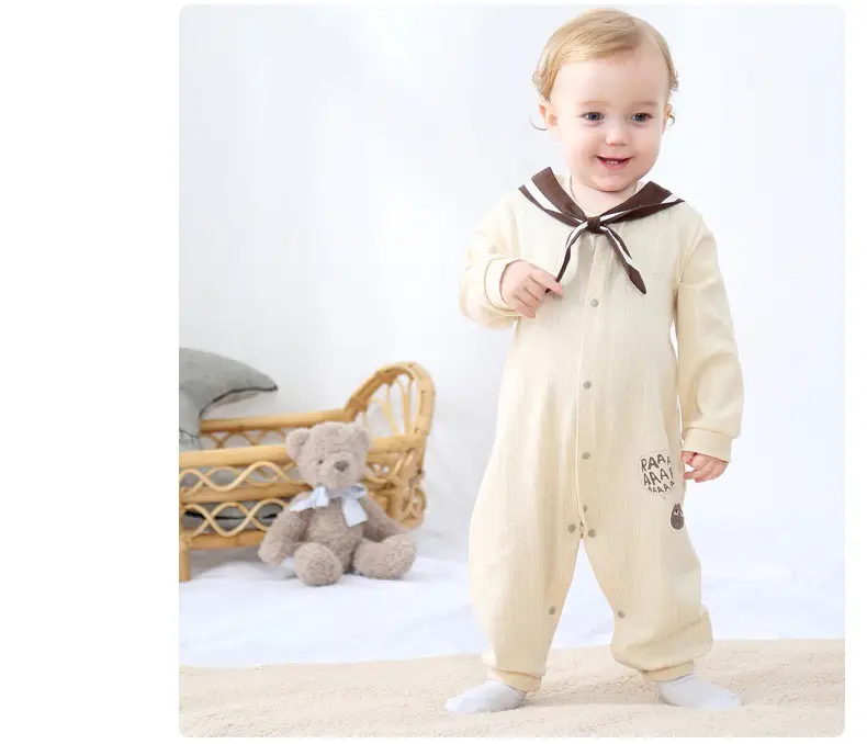 Baby Jumpsuit Class A Pure Cotton Shushed Climbing — feature 20