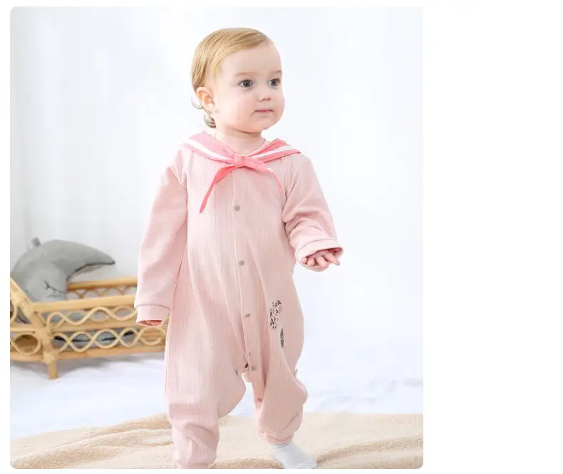 Baby Jumpsuit Class A Pure Cotton Shushed Climbing — feature 21