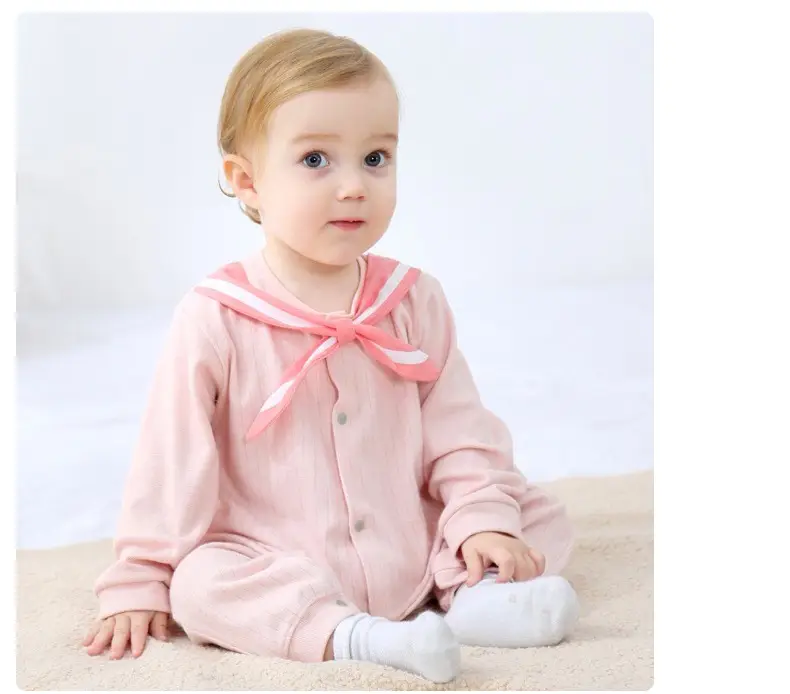 Baby Jumpsuit Class A Pure Cotton Shushed Climbing — feature 23