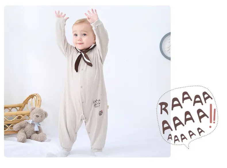 Baby Jumpsuit Class A Pure Cotton Shushed Climbing — feature 25
