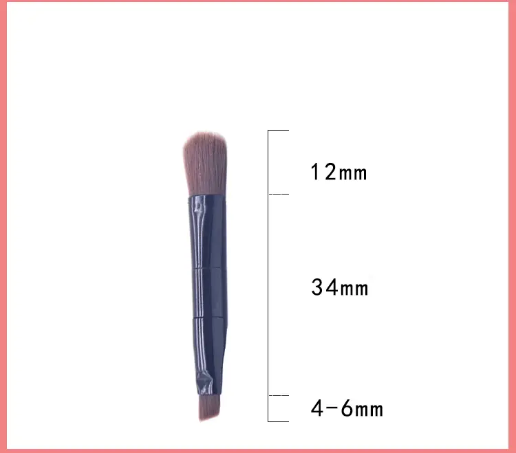 Mini Eyebrow Brush Double Headed Nose Shadow Eye Shadow Lip Brush — feature 5