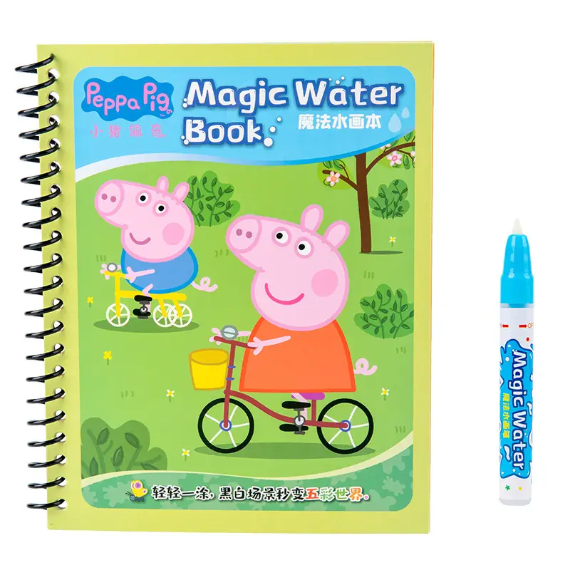 Children's water Painting Book 5 magic water repeated painting book 2-6 years old kindergarten color painting repeated graffiti toys