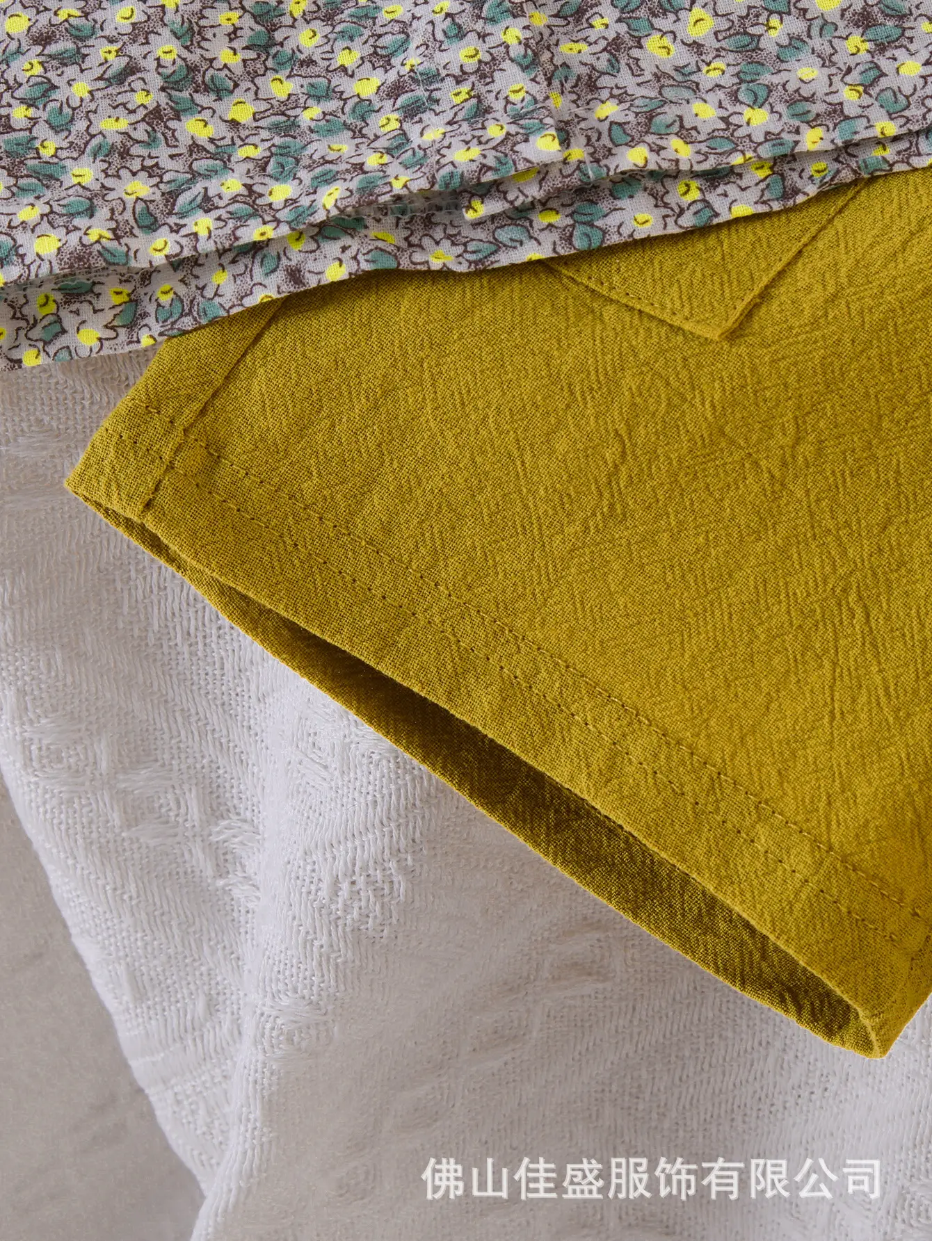 Baby Floral Short Sleeve Shirt & Yellow Shorts Set — feature 13