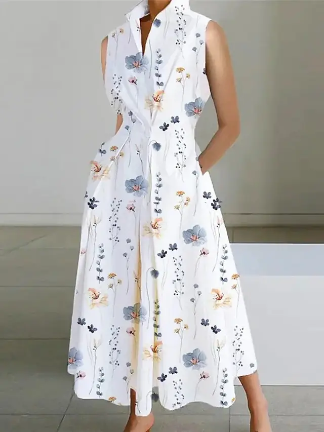 White Flower printing