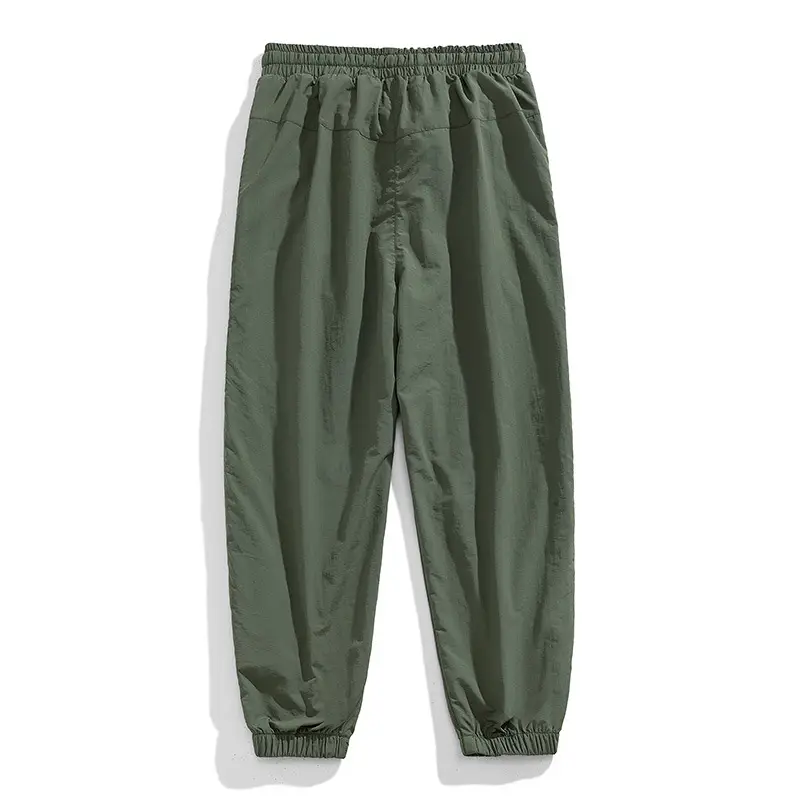 Men Black Multi-Pocket Loose Trousers Plus Size - Image 4