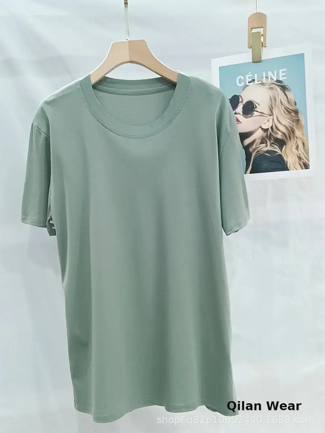 Men's Black T-Shirt Crew Neck Cool Feeling — feature 4