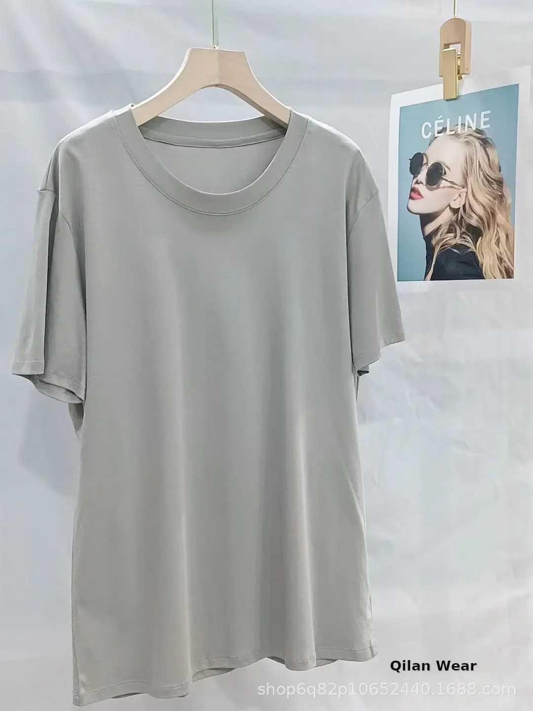 Men's Black T-Shirt Crew Neck Cool Feeling — feature 7