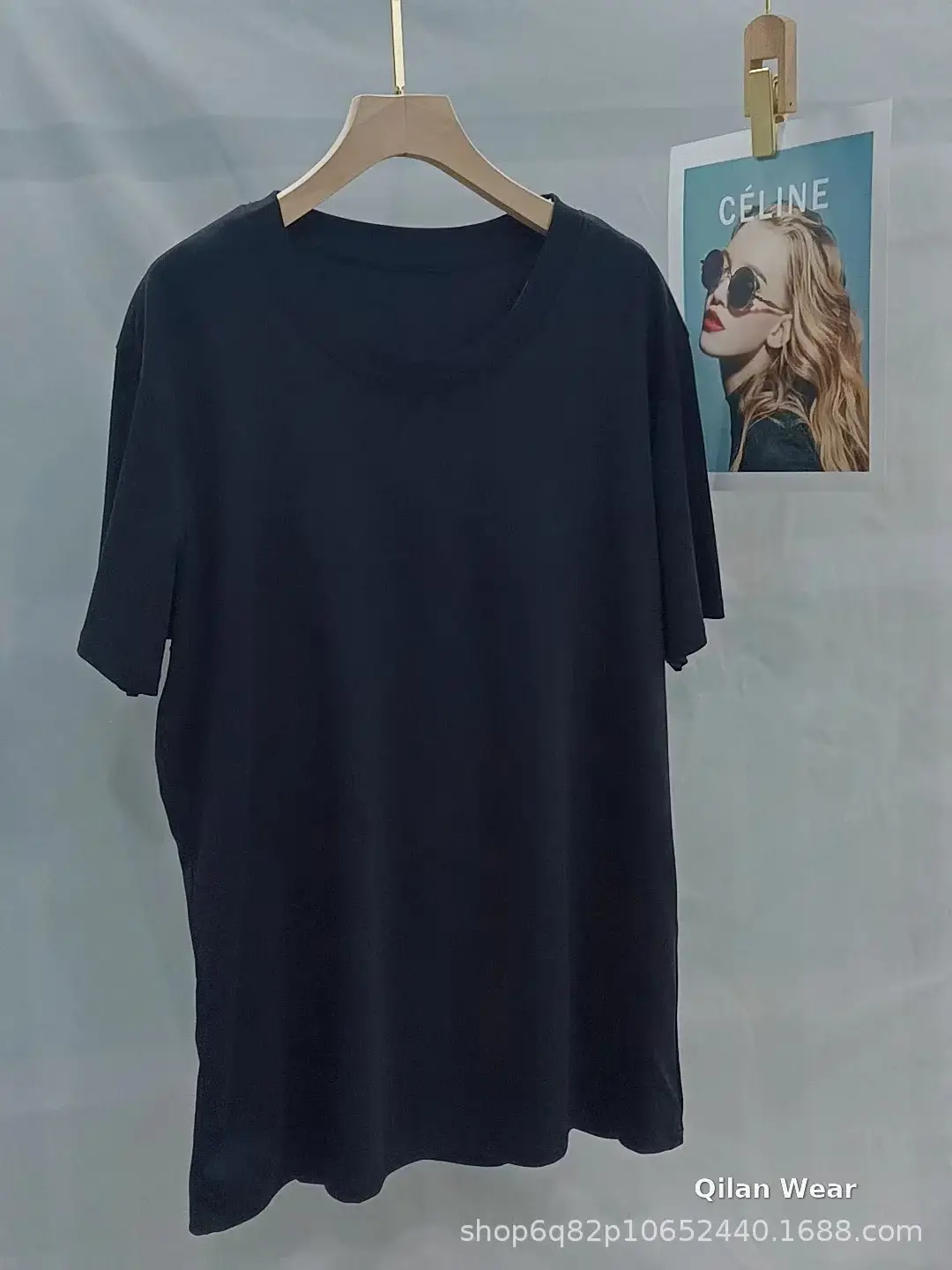 Men's Black T-Shirt Crew Neck Cool Feeling — feature 8