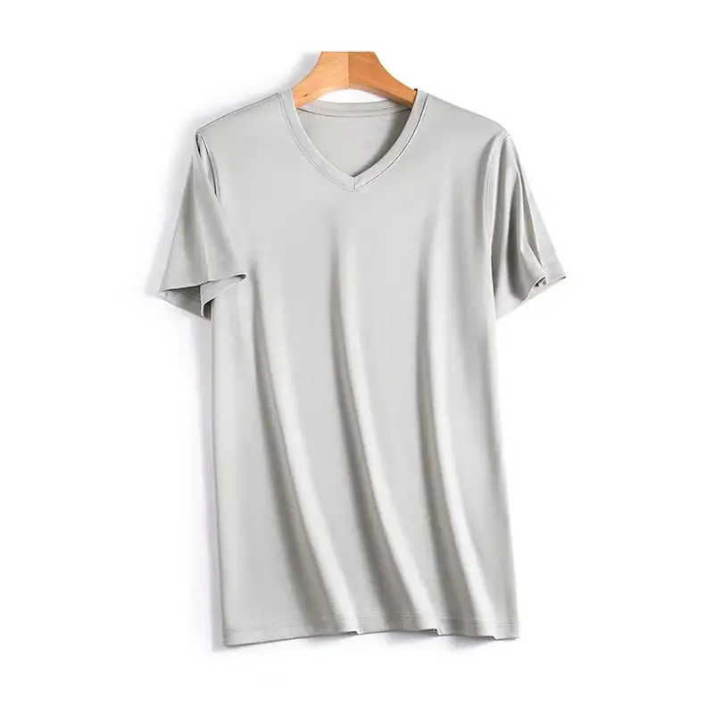 Men's Black T-Shirt Crew Neck Cool Feeling