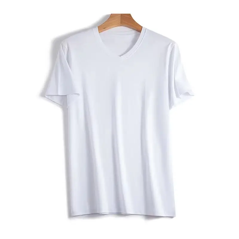 Men's Black T-Shirt Crew Neck Cool Feeling