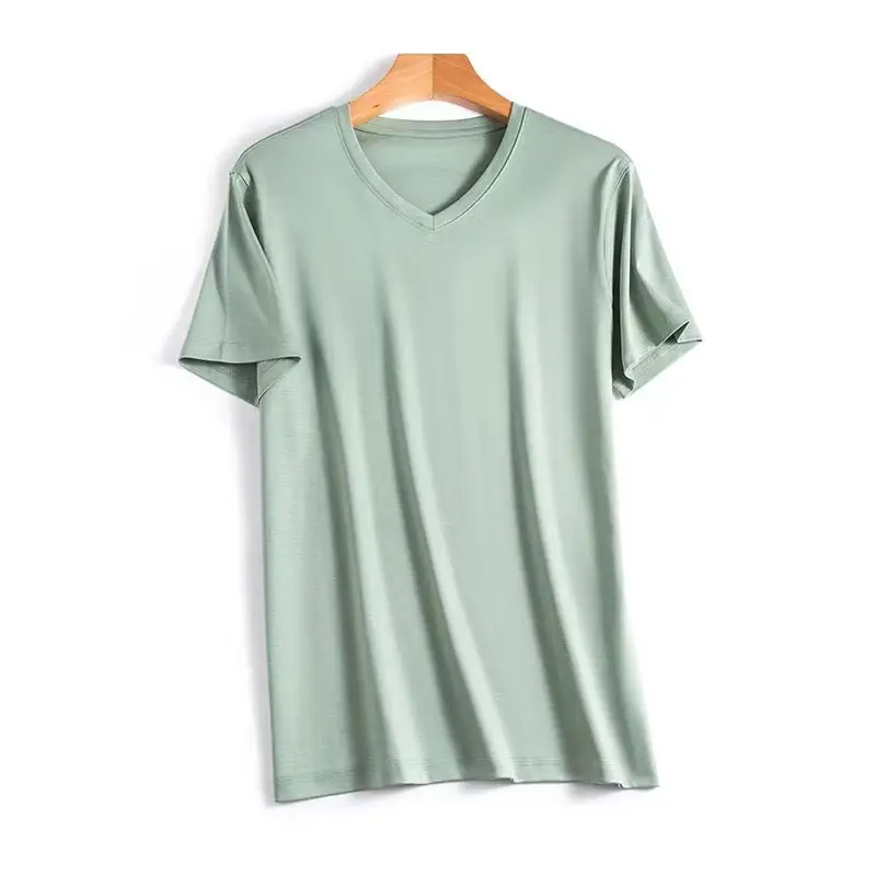 Men's Black T-Shirt Crew Neck Cool Feeling