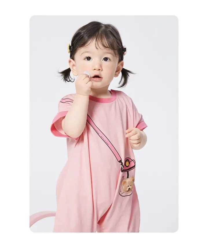 Pure Cotton Baby Outing Jumpsuit Summer New Style — feature 14