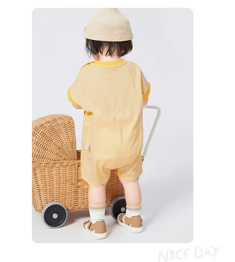 Pure Cotton Baby Outing Jumpsuit Summer New Style — feature 18