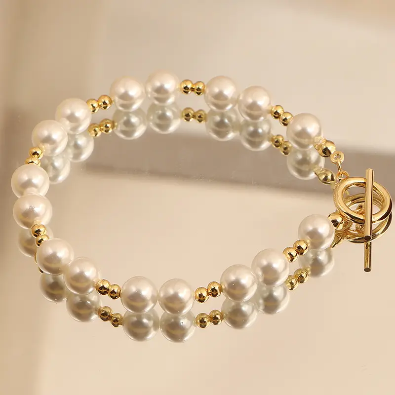 Broken Silver Pearl Bracelet for Girls Wholesale — feature 13
