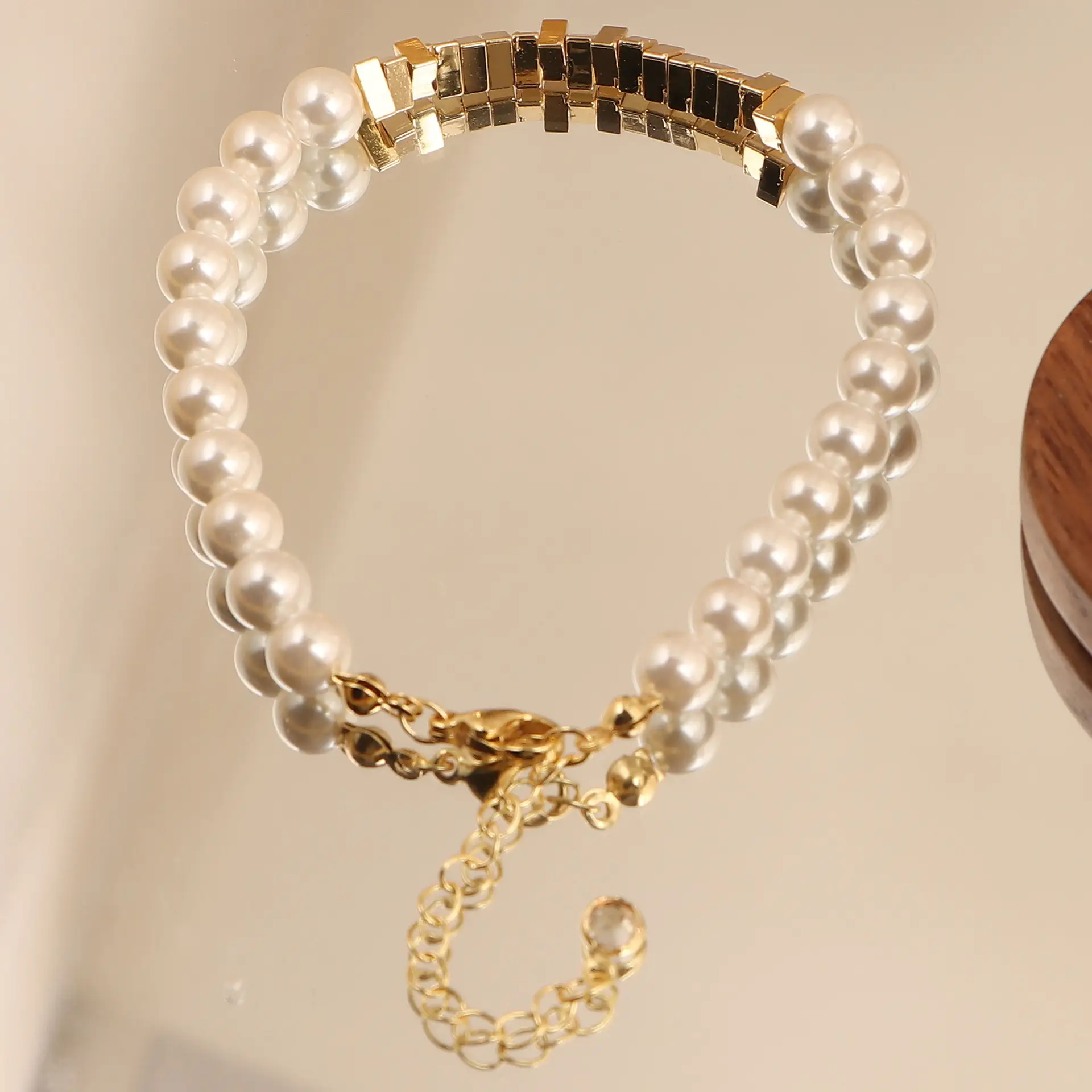 Broken Silver Pearl Bracelet for Girls Wholesale — feature 17