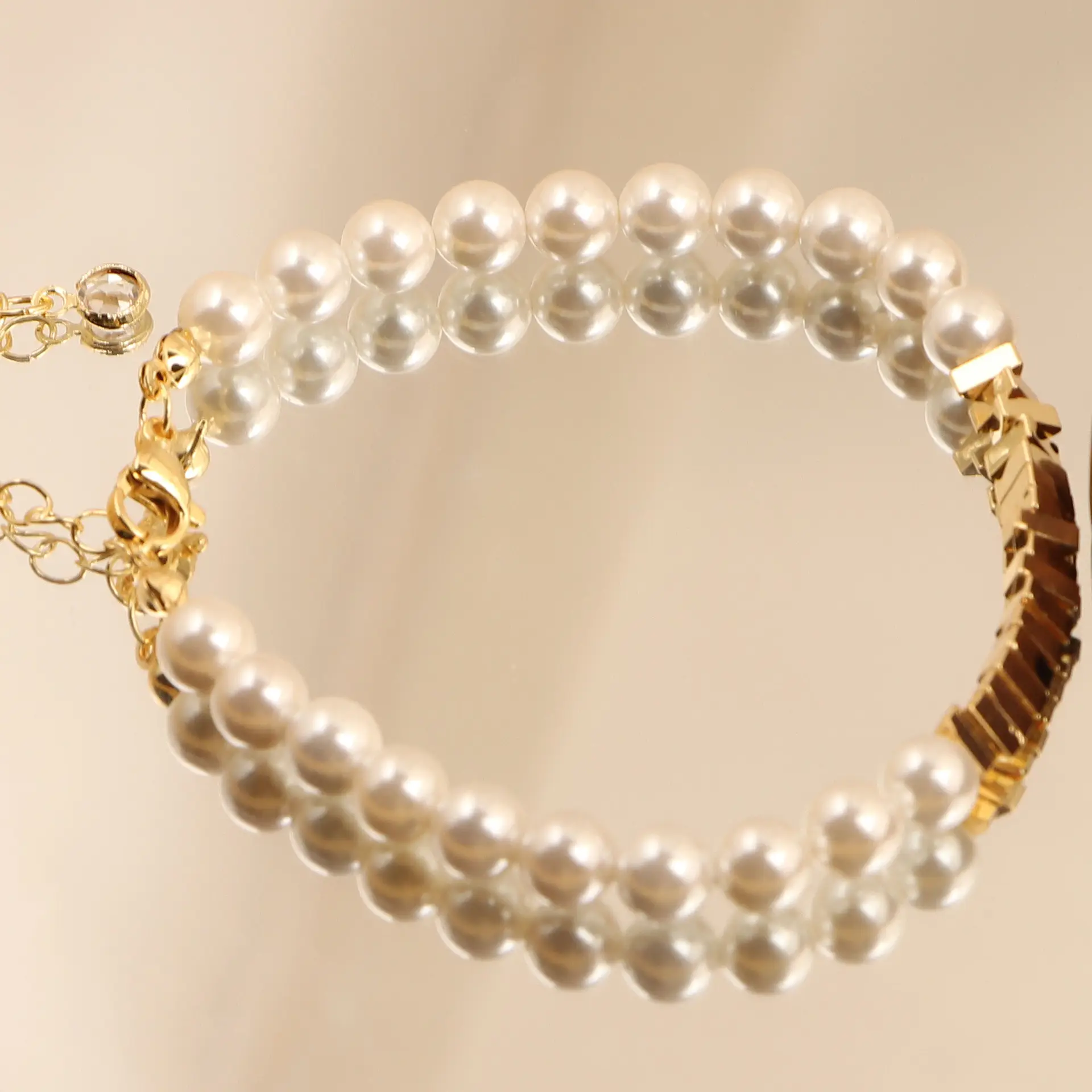 Broken Silver Pearl Bracelet for Girls Wholesale — feature 18