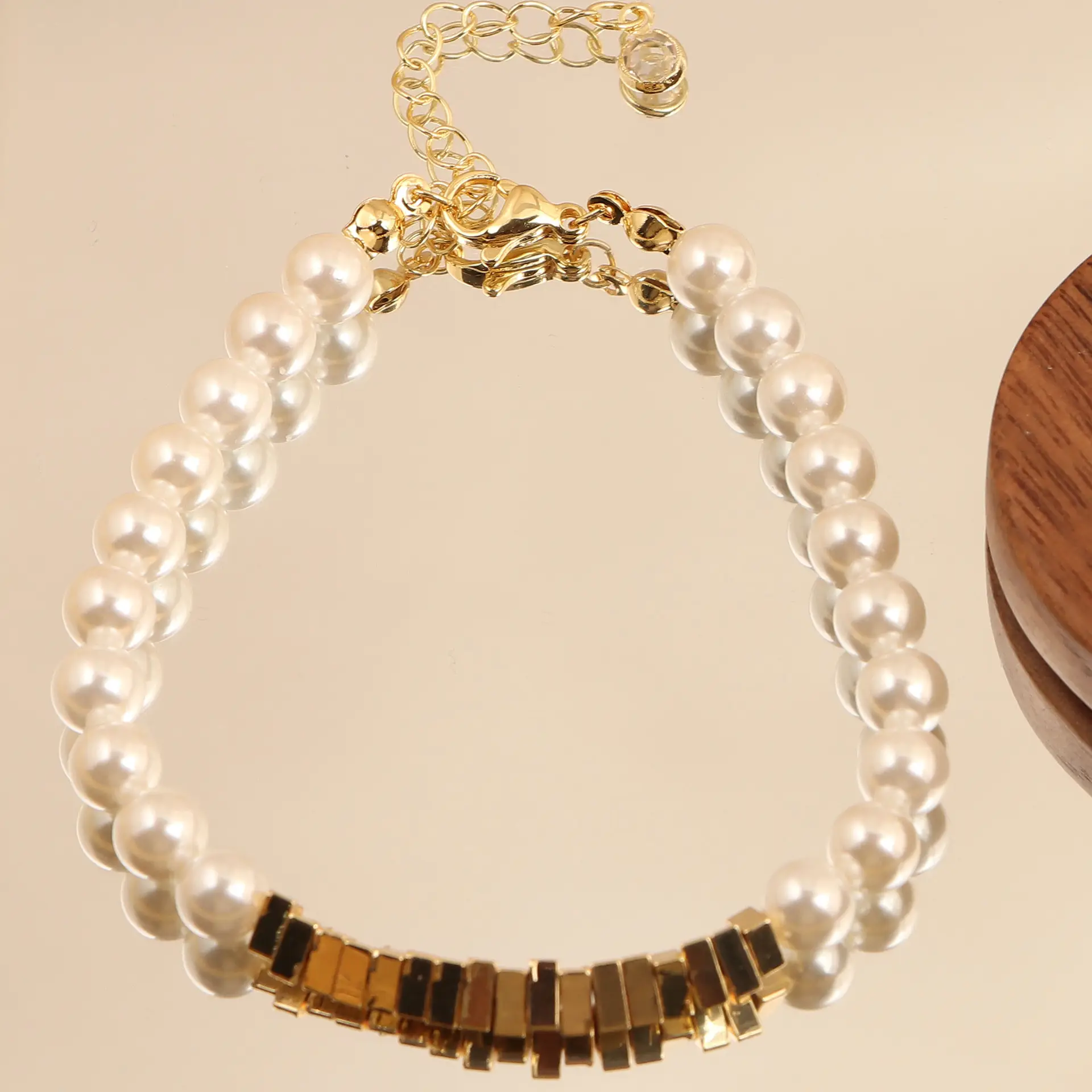 Broken Silver Pearl Bracelet for Girls Wholesale — feature 19