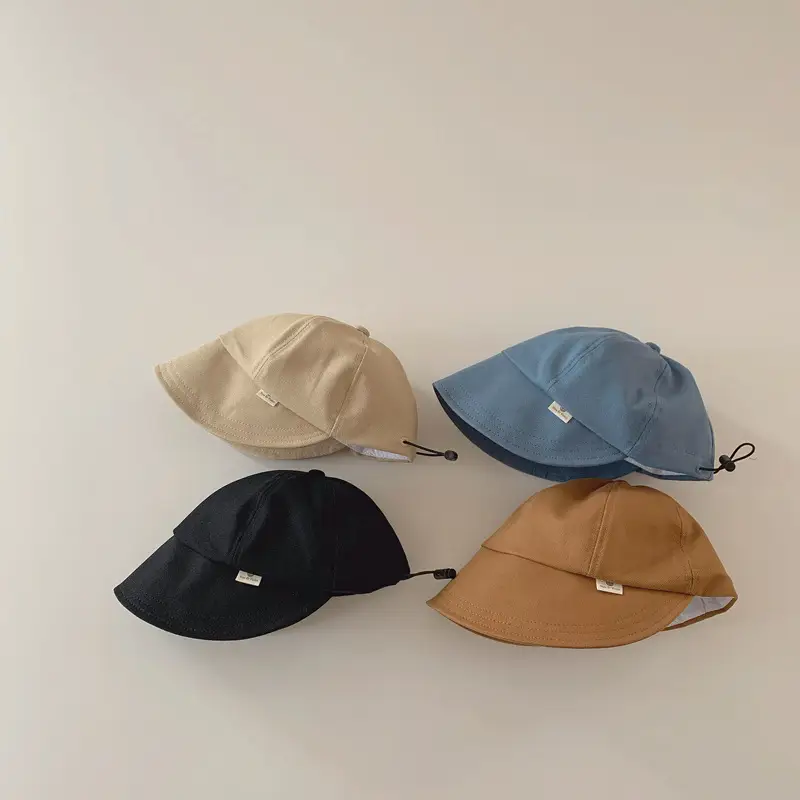 Blue Flat Cap for Kids Girls Infant Soft Eaves - Image 7