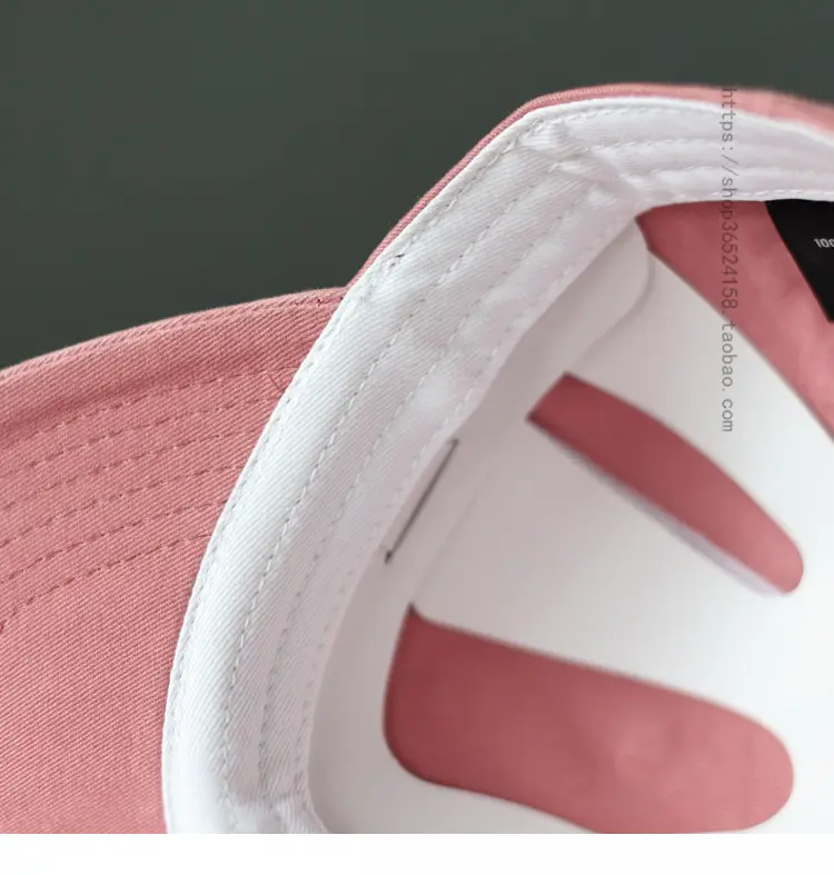 Pink Embroidered Baseball Cap for Women Men — feature 7