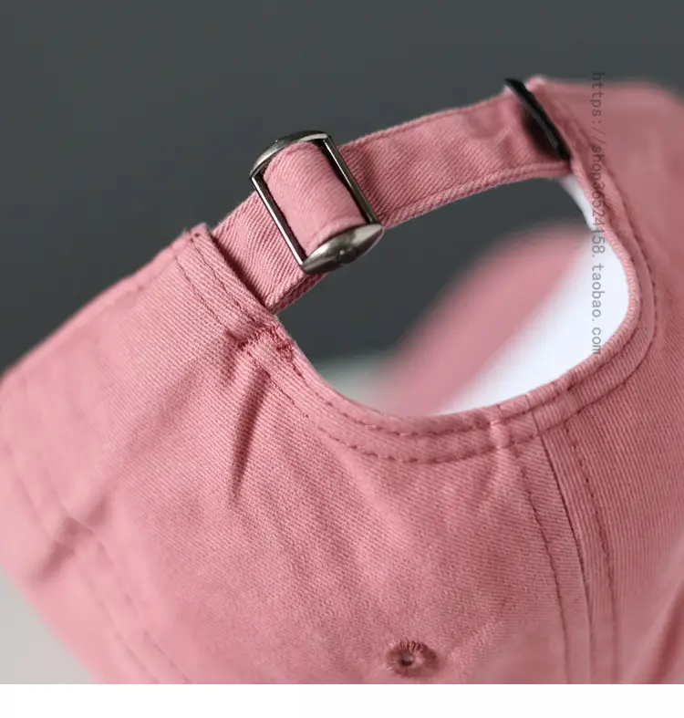Pink Embroidered Baseball Cap for Women Men — feature 9
