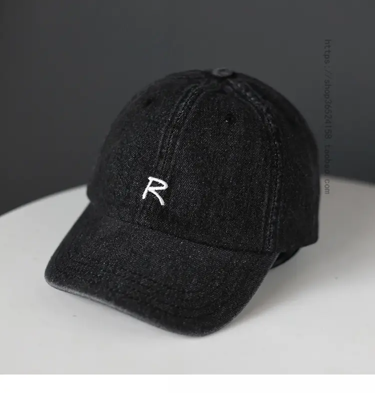 Women Blue Denim Letter Cap 2023 — feature 1