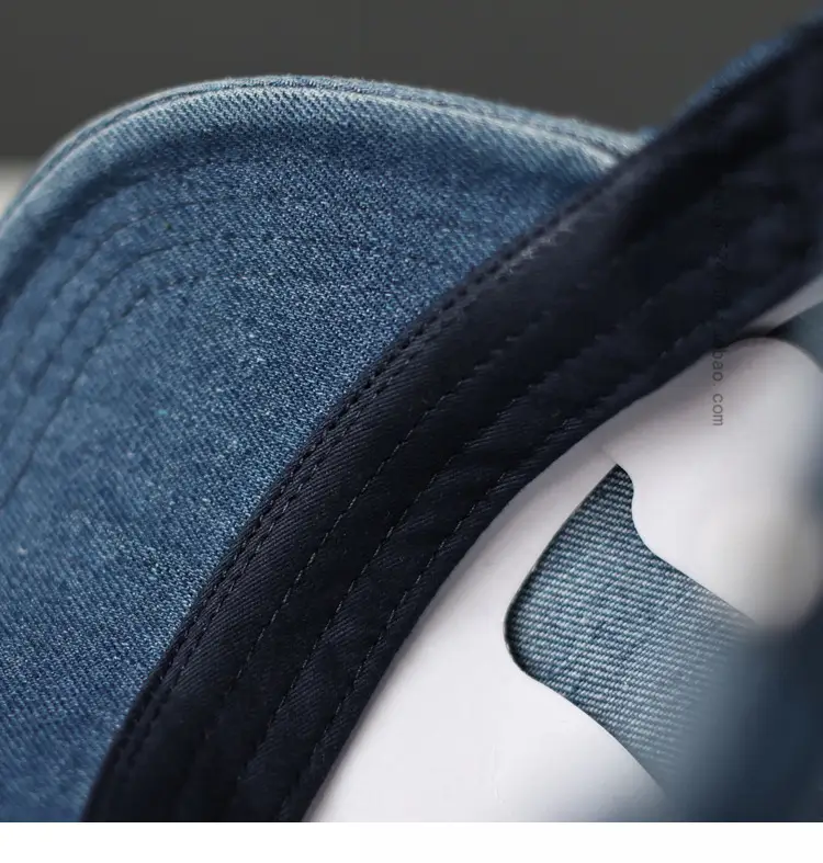 Women Blue Denim Letter Cap 2023 — feature 9