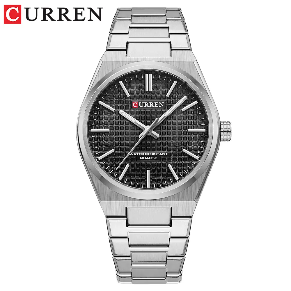 Curren Men's Gold Steel Watch with Dial - Image 2