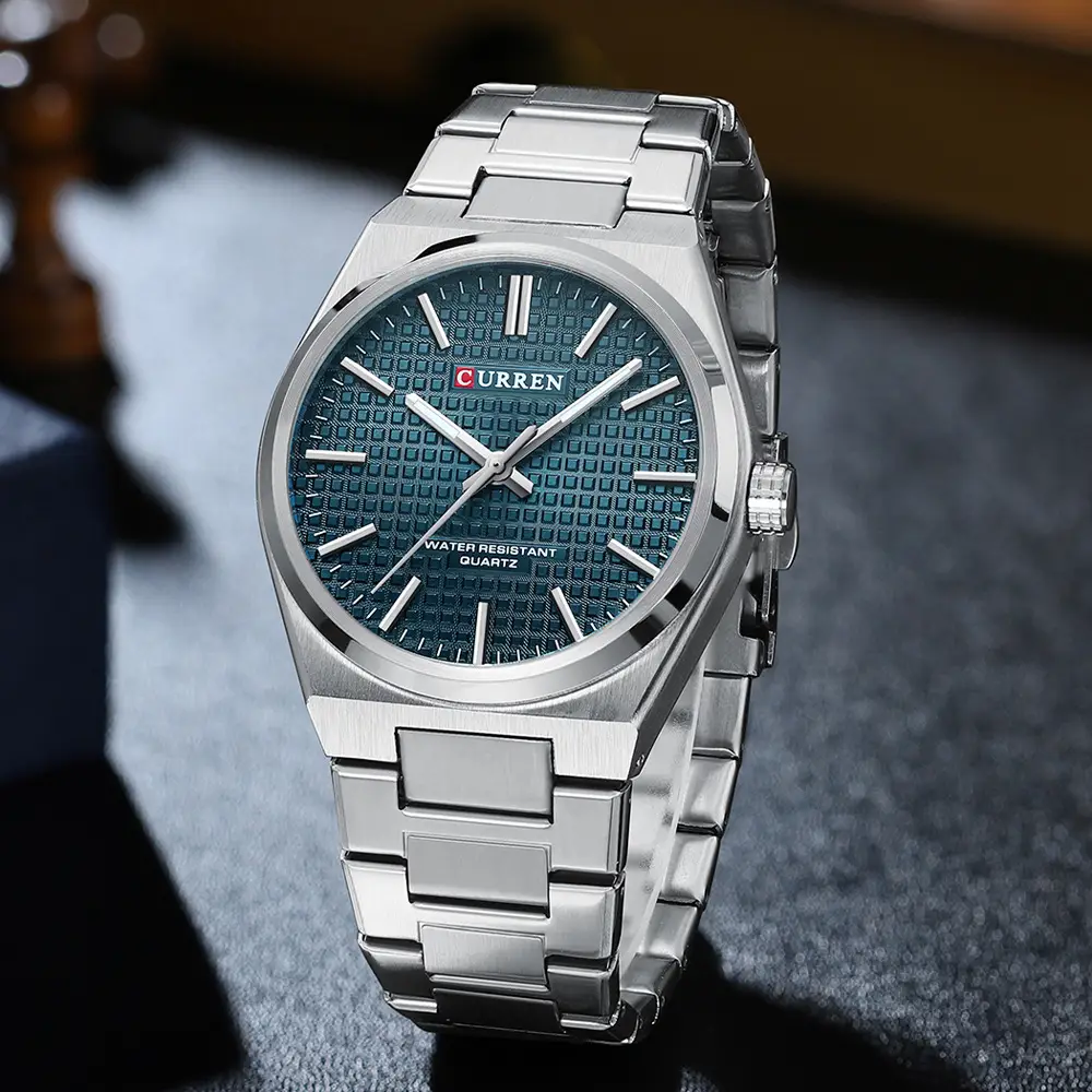 Curren Men's Gold Steel Watch with Dial — feature 15