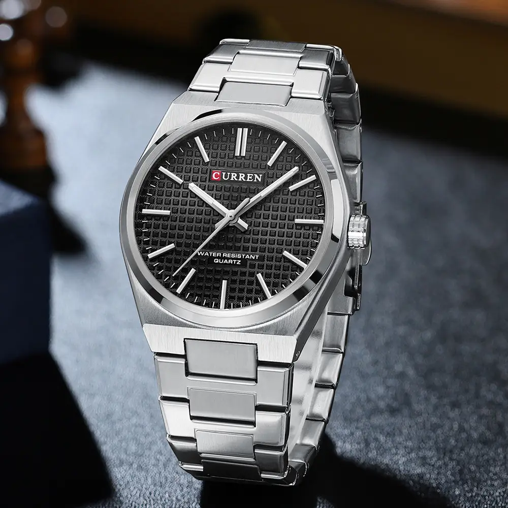 Curren Men's Gold Steel Watch with Dial — feature 18