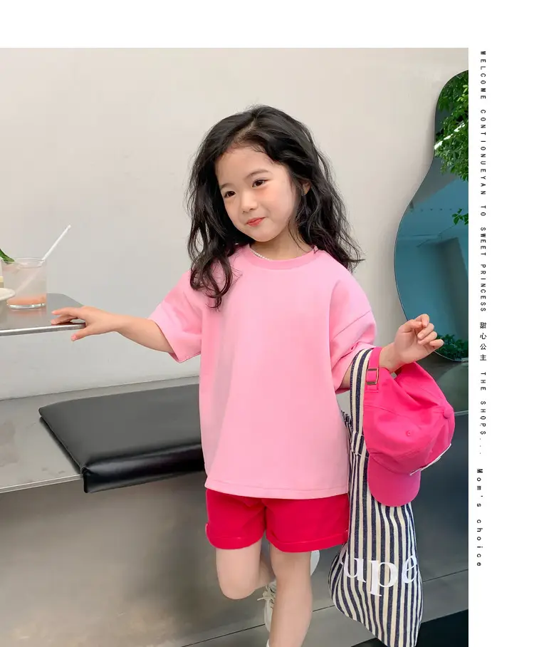 Black T-Shirt for Girls Summer Wear Solid Color — feature 40