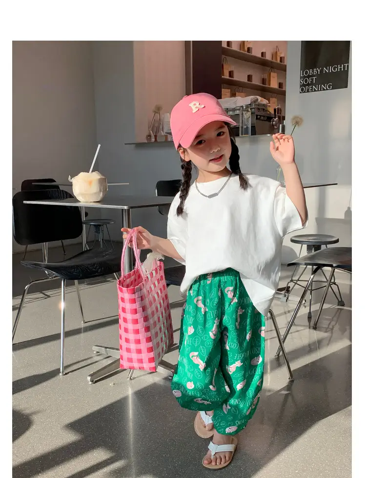 Black T-Shirt for Girls Summer Wear Solid Color — feature 58