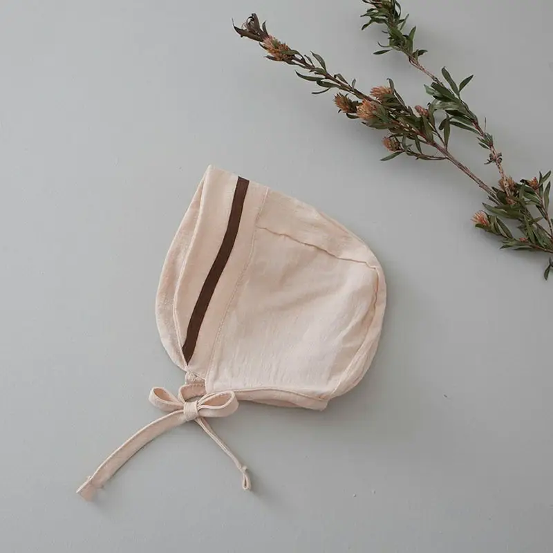 Baby Hooded Cotton Lap Sleeves Jumpsuit Set Brown — feature 37
