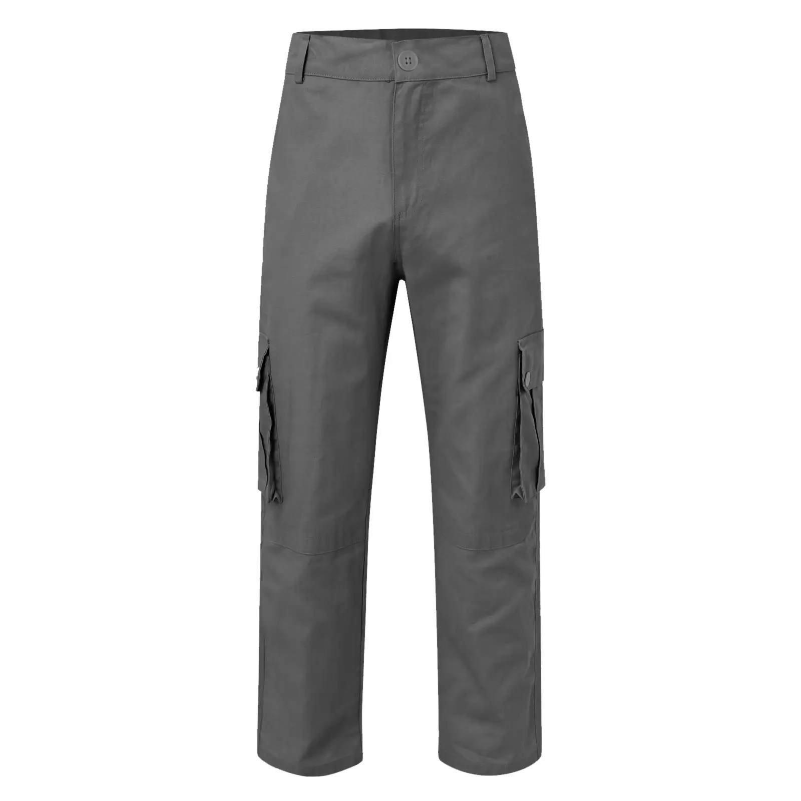 Men's Tan Multi-Pocket Loose Trousers Outdoor Fitness Pants — feature 11