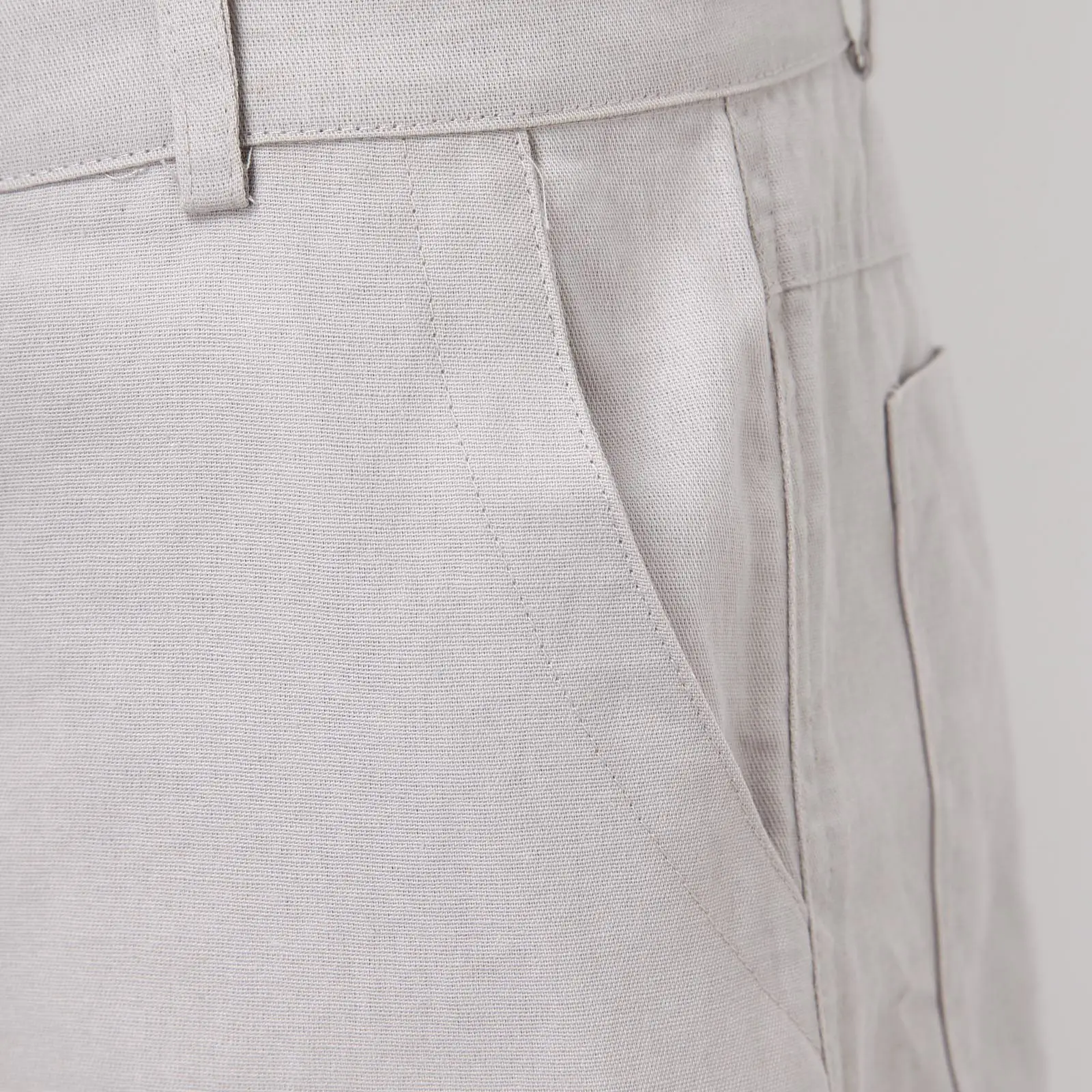 Men's Tan Multi-Pocket Loose Trousers Outdoor Fitness Pants — feature 8