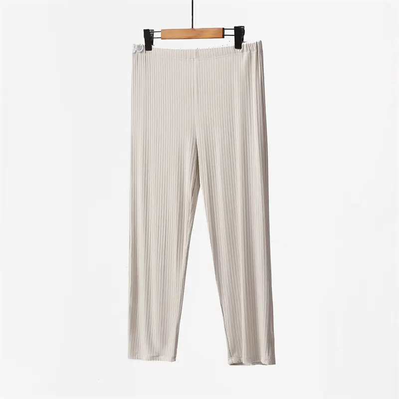 Pregnant Women's Light Blue High Waist Trousers - Image 2