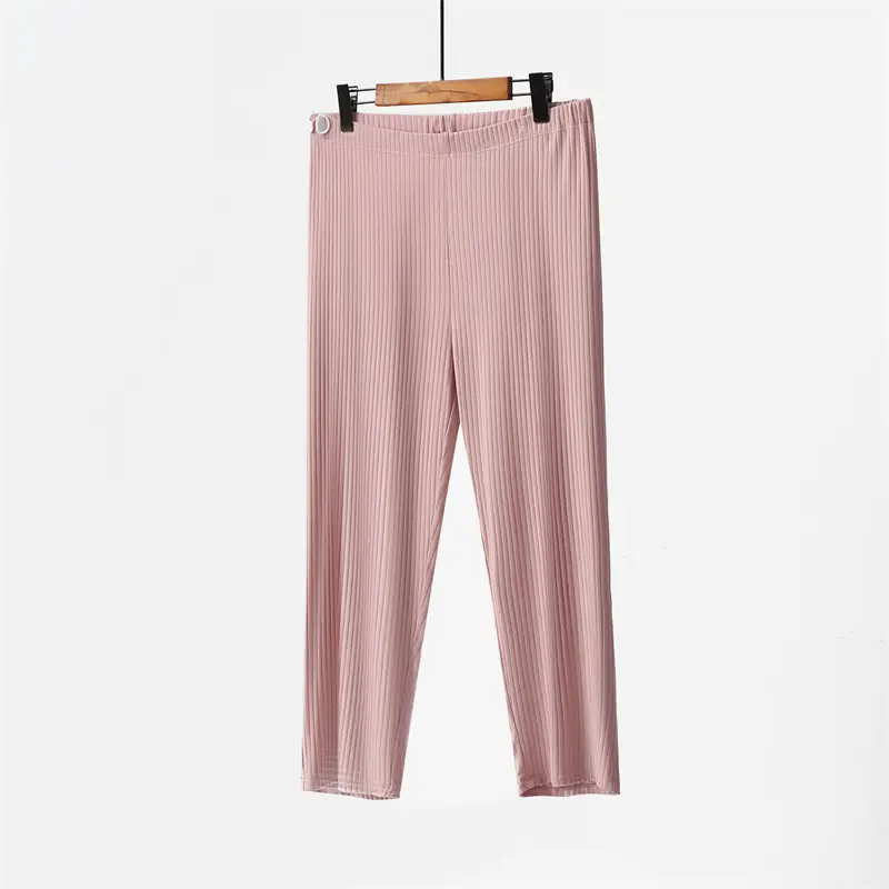 Pregnant Women's Light Blue High Waist Trousers — feature 14