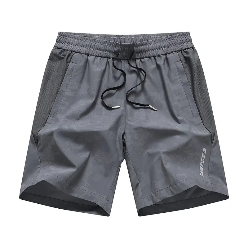 Men's Blue Camo Ice Silk Shorts Large