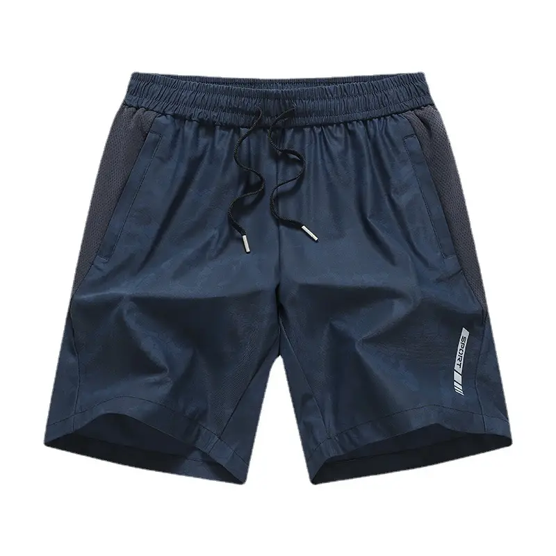 Men's Blue Camo Ice Silk Shorts Large