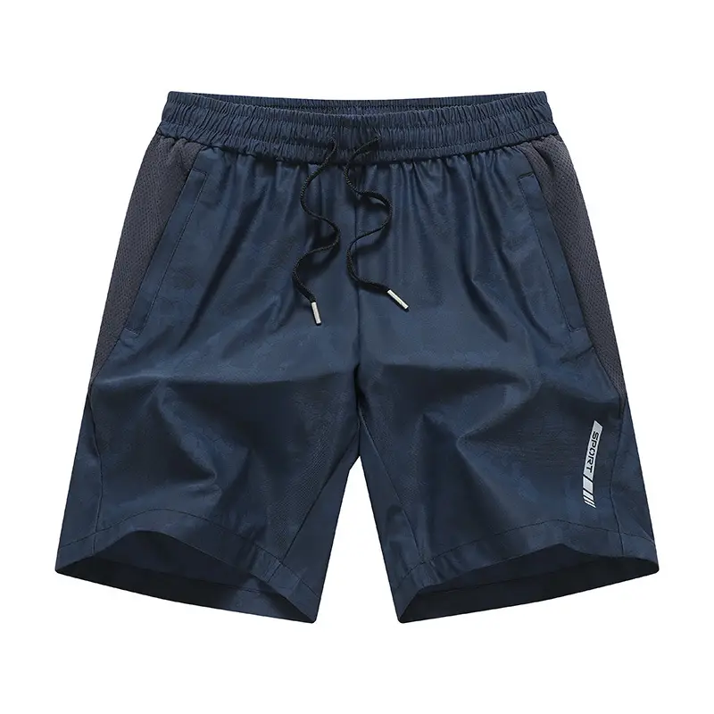 Men's Blue Camo Ice Silk Shorts Large