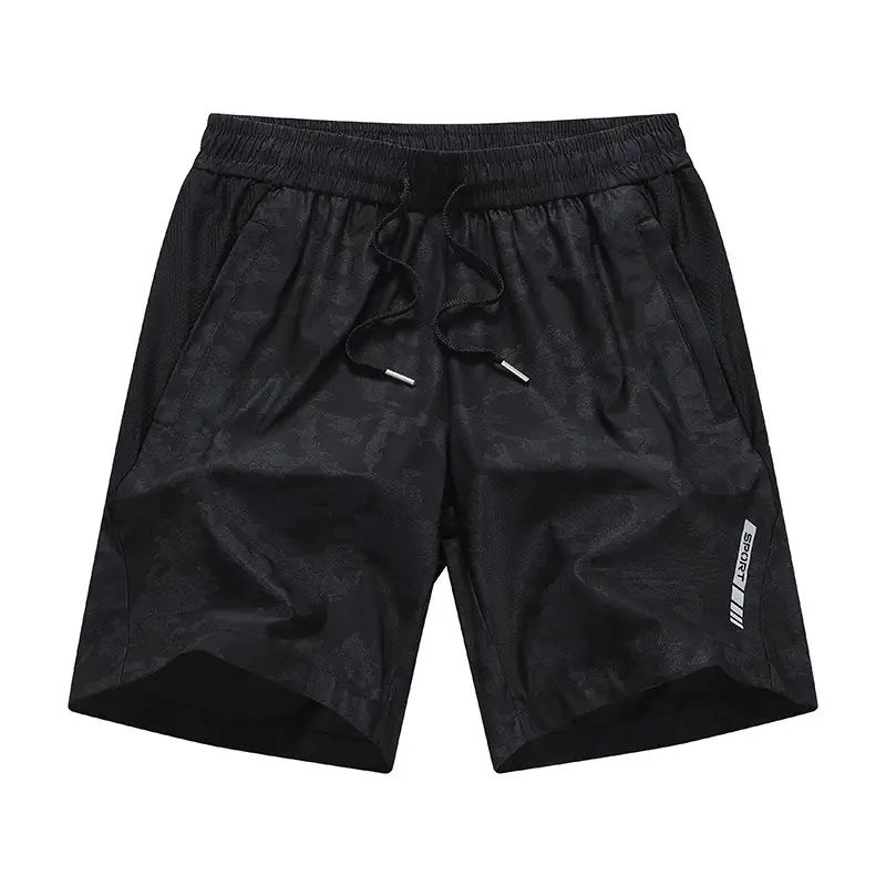 Men's Blue Camo Ice Silk Shorts Large