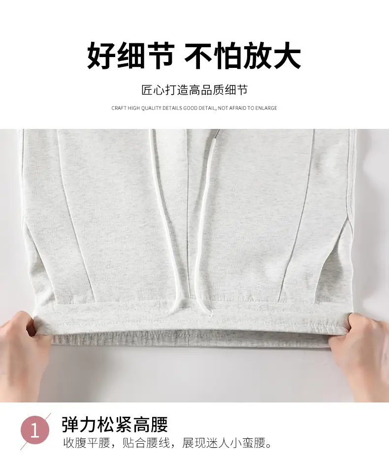 Black Fleece Lined Wide Leg Pants for Women Autumn Winter 2025 — feature 9