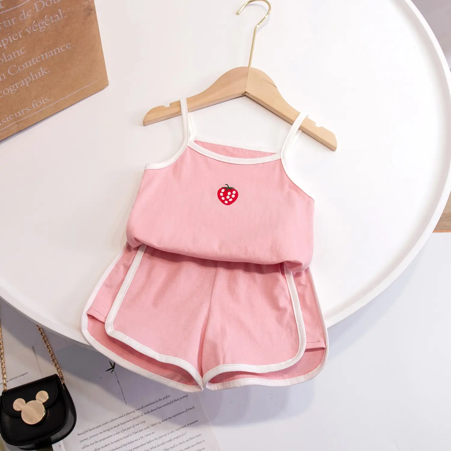 Korean Style 2-Piece Summer Top Shorts Set for Girls - Image 6