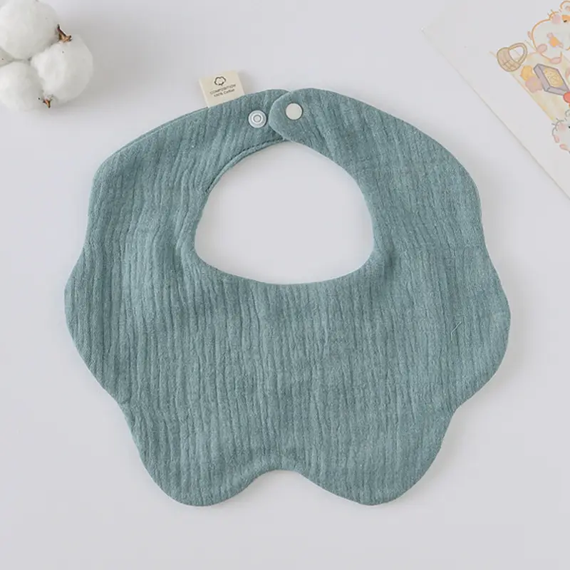 Gauze Flower Wai-Denim Blue